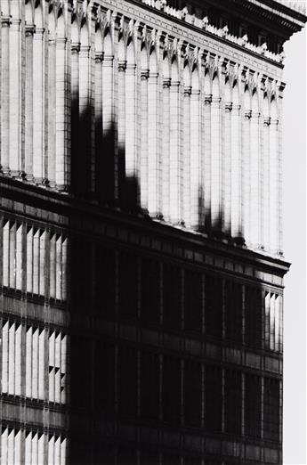 WOLF VON DEM BUSSCHE (1934-2014) A suite of 12 atmospheric photographs of the World Trade Center and Washington Square, N.Y. 1976.